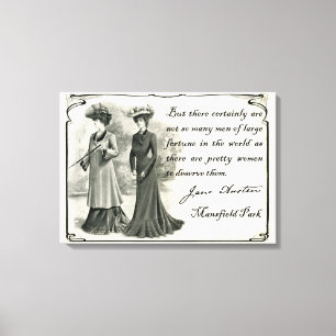 Jane Austen: Pretty Women Canvas Art