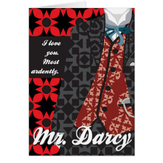 Jane Austen Pride and Prejudice gift "Mr. Darcy" Cards