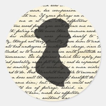Jane Austen Pride & Prejudice Stickers by AustenVariations at Zazzle