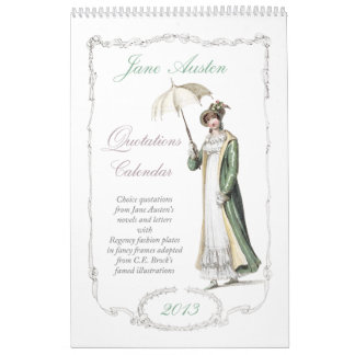 Jane Austen Quotations 2013 Calendar