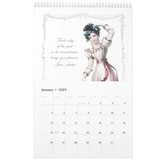 Jane Austen Quotations 2013 Calendar Zazzle