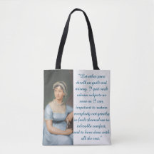 Jane Austen Quote (Blue)