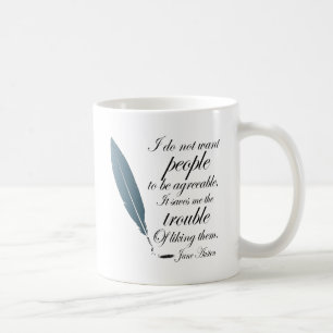 Jane Austen Quote Gift Coffee Mug