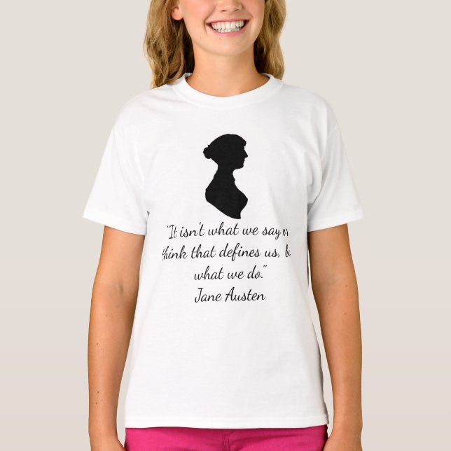 Jane Austen quote T-Shirt (Front)