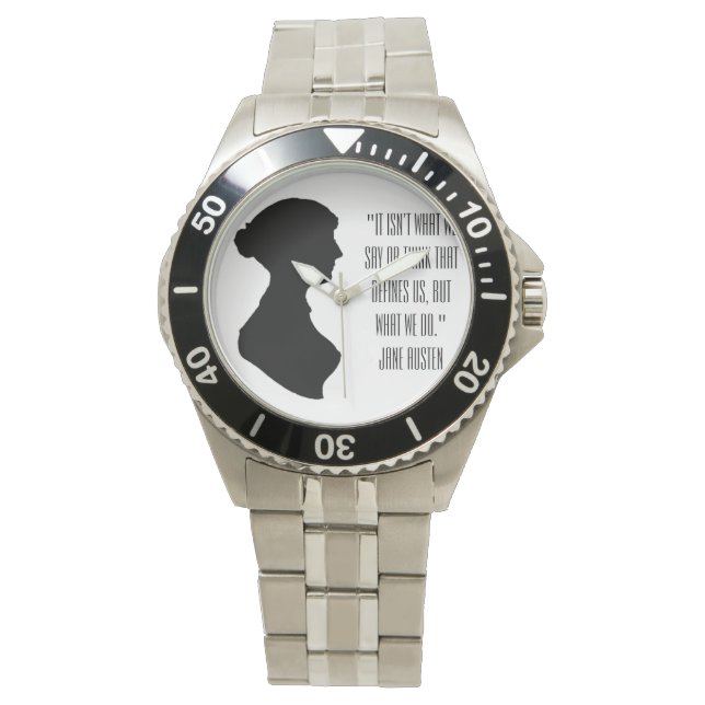 Jane Austen quote  Watch (Front)