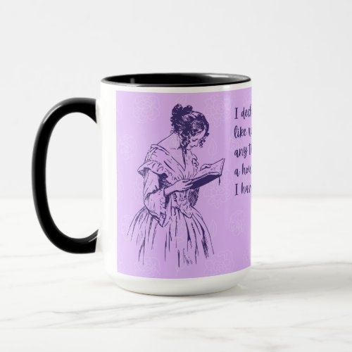 Jane Austen Reading Mug