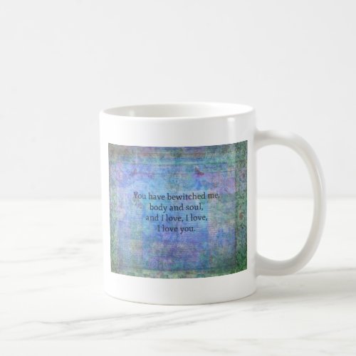 Jane Austen romantic quote Mr Darcy Coffee Mug