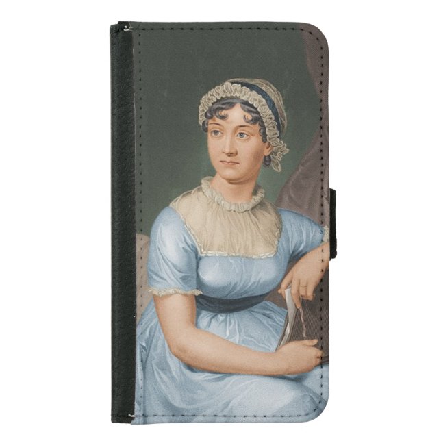Jane Austen Samsung Galaxy Wallet Case (Front)