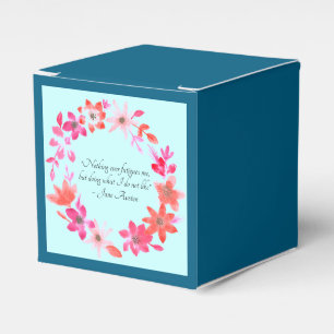 Jane Austen Self-Care Quote – Mansfield Park  Favor Boxes