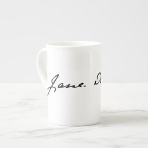 Jane Austen Signature Bone China Mug