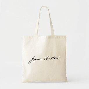 Jane Austen Signature Tote Bag