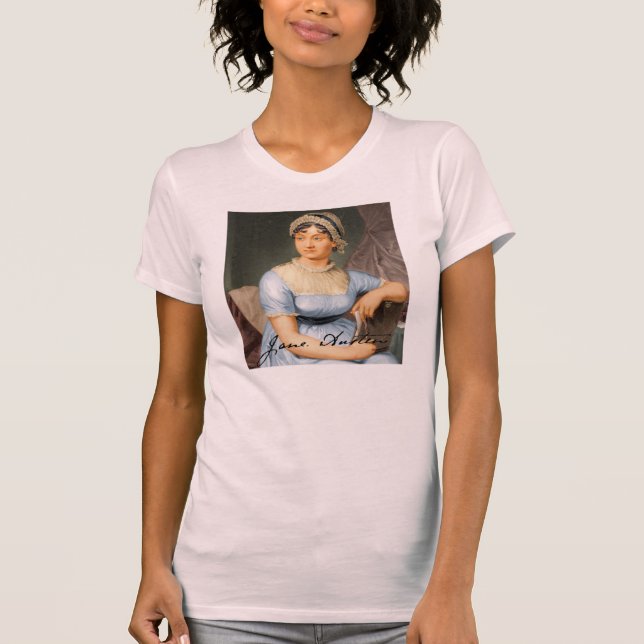 Jane Austen Signed Portrait T-Shirt (Front)