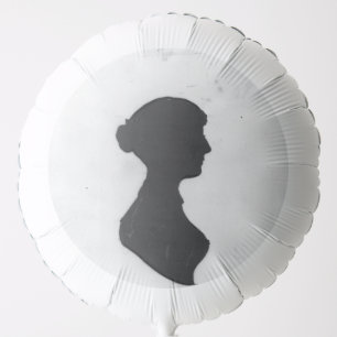 Jane Austen Silhouette Balloon
