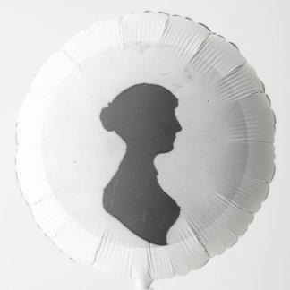 Jane Austen Silhouette Balloon