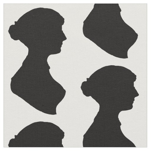 Jane Austen silhouette Fabric