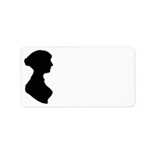 Jane Austen Silhouette Label