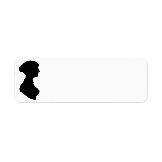 Jane Austen Silhouette Label (Front)
