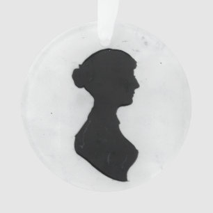 Jane Austen Silhouette Ornament