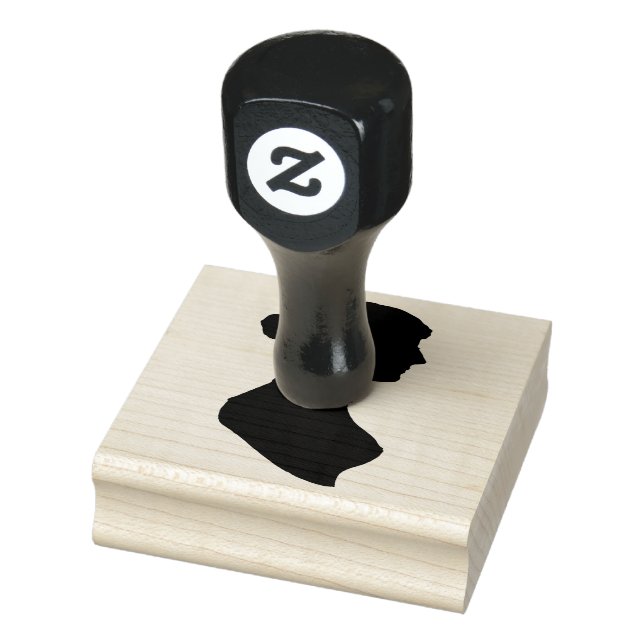 Jane Austen Silhouette Rubber Stamp (Stamp)