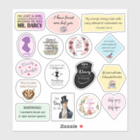 Jane Austen Stickers