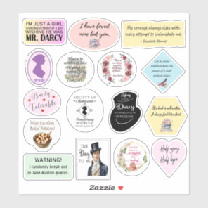 Jane Austen Stickers