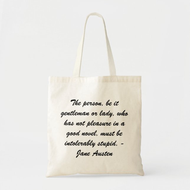 Jane Austen tote (Front)