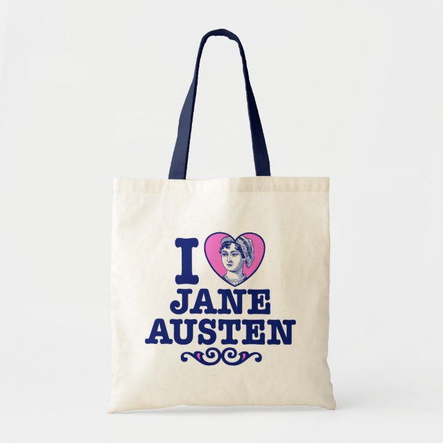 Jane Austen Tote Bag (Front)