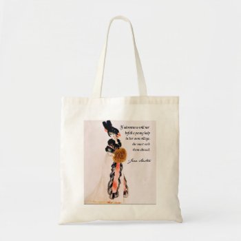 Jane Austen Tote Bag by AustenVariations at Zazzle