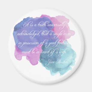 Jane Austen- Truth Universally Acknowledged Magnet