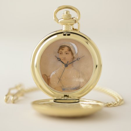 Jane Austen Unique Gift Pocket Watch
