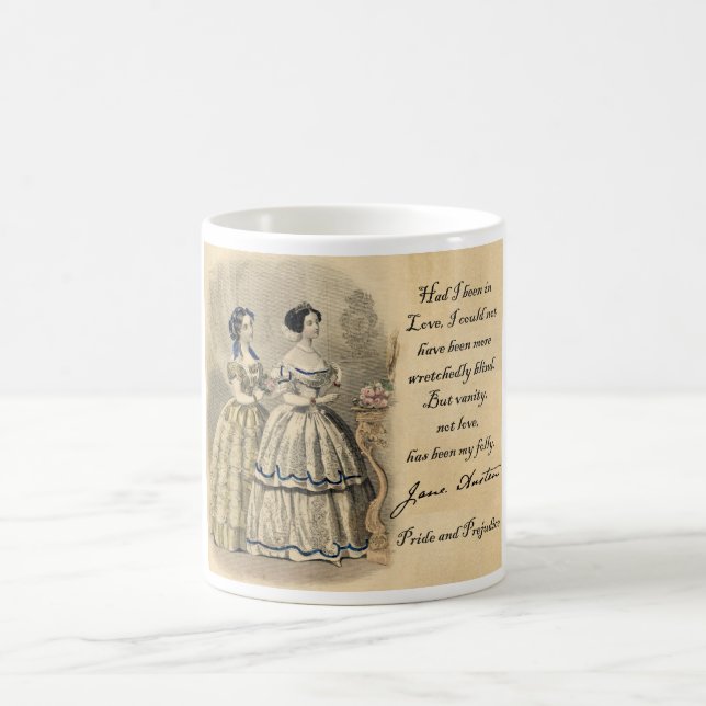 Jane Austen: Vanity Coffee Mug (Center)