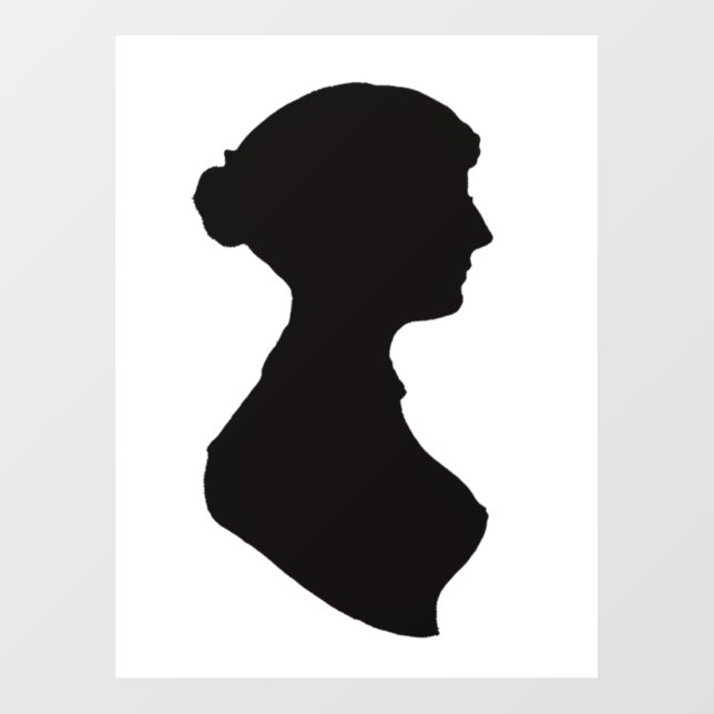 Jane Austen Wall Decal (Front)