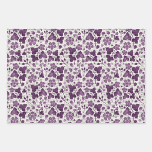 Jane Austen Wild Raspberries Wrapping Paper Sheets