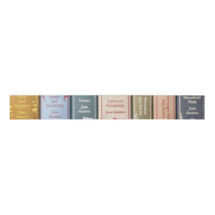 Jane Austen's books Grosgrain Ribbon