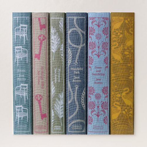 Jane Austen's books Jigsaw Puzzle