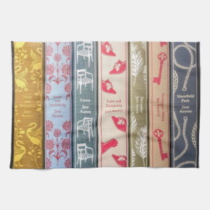 Jane Austen's books Kitchen Towel