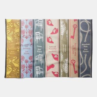 Jane Austen's books Kitchen Towel