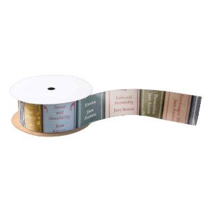 Jane Austen's Books Satin Ribbon