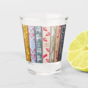 Jane Austen's books Shot Glass