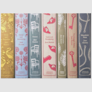 Jane Austen's books Tissue Paper