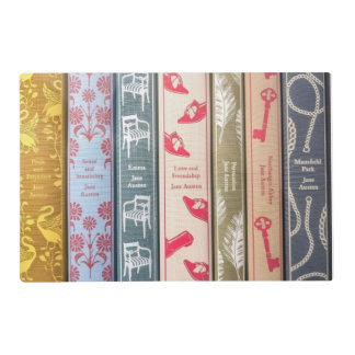 Jane Austen's books/wallpaper Placemat