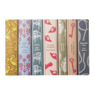 Jane Austen's books/wallpaper Placemat