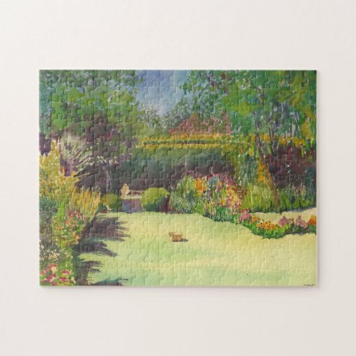 Jane Austens Garden II Watercolor Puzzle