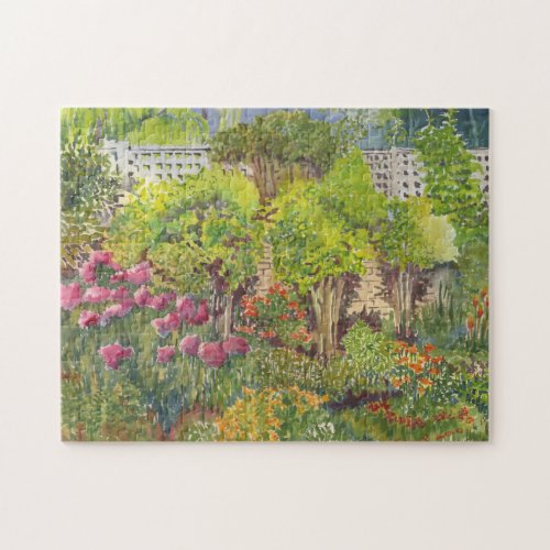 Jane Austens Garden Watercolor Puzzle