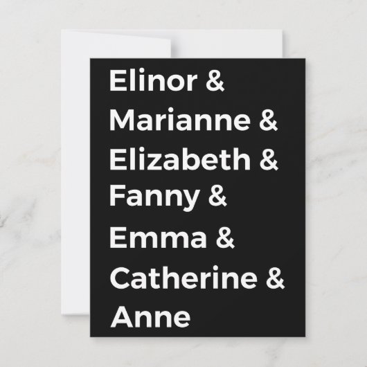 Jane Austen's Heroines I (Front)