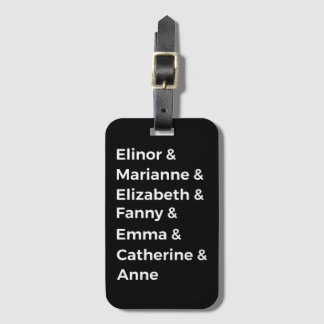 Jane Austen's Heroines I Luggage Tag