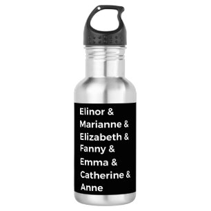 Jane Austen's Heroines I Stainless Steel Water Bottle