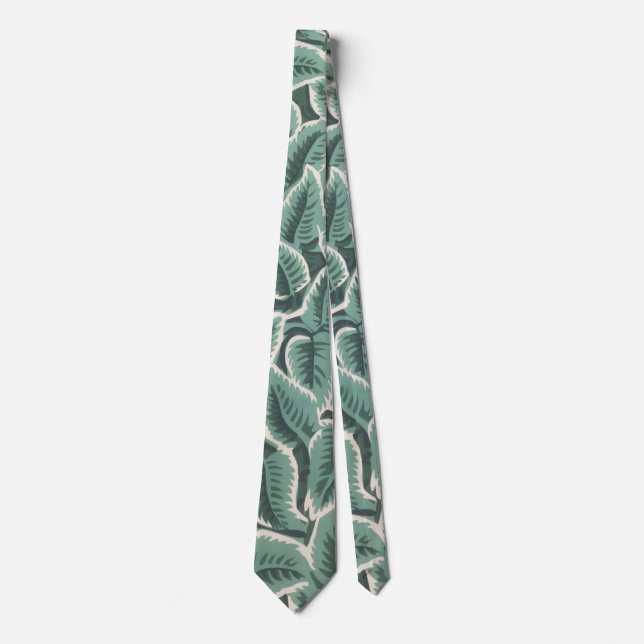 Jane Austen's Home Wallpaper Neck Tie (Front)