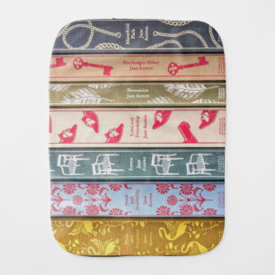 Jane Austen's novels Baby Burp Cloth