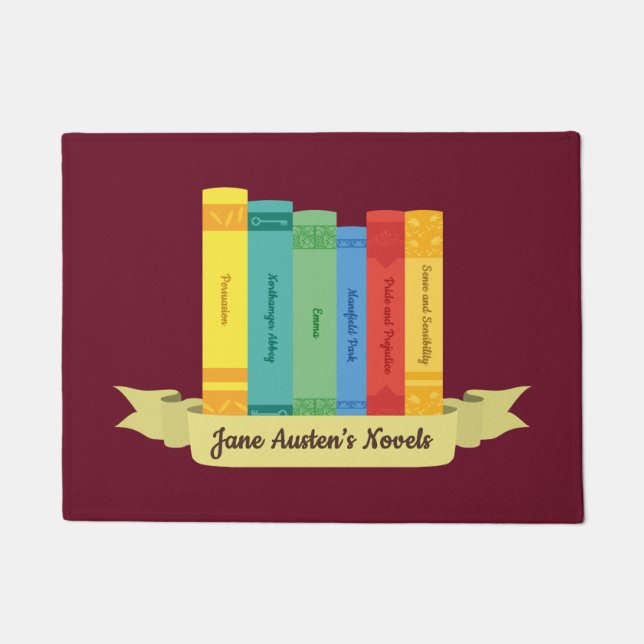 Jane Austen's Novels III Doormat (Front)